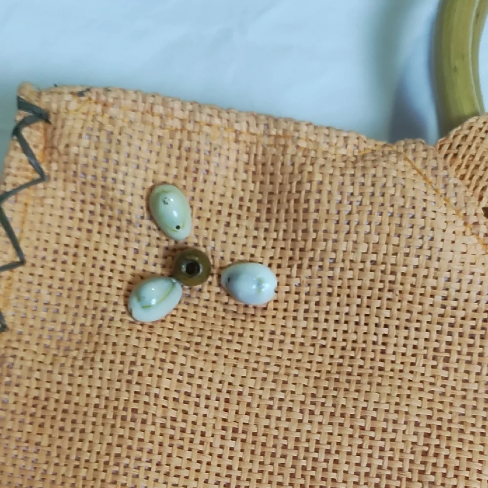 Orange Embellished Women's Bag 12X16